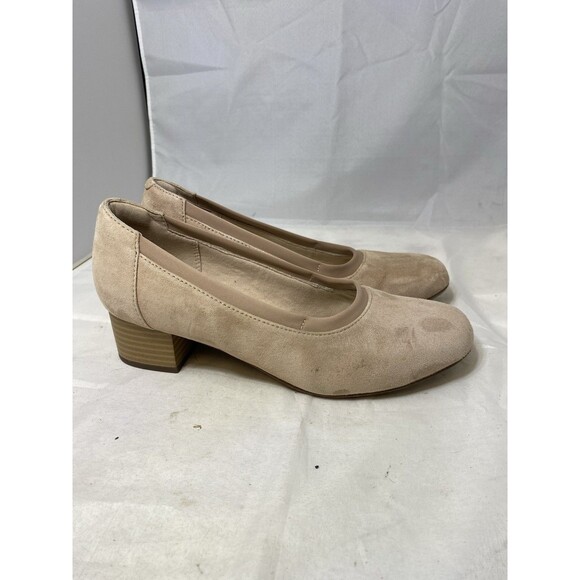 Collection By Clarks Womens Pink Suede Heel Size 8M - Picture 2 of 8